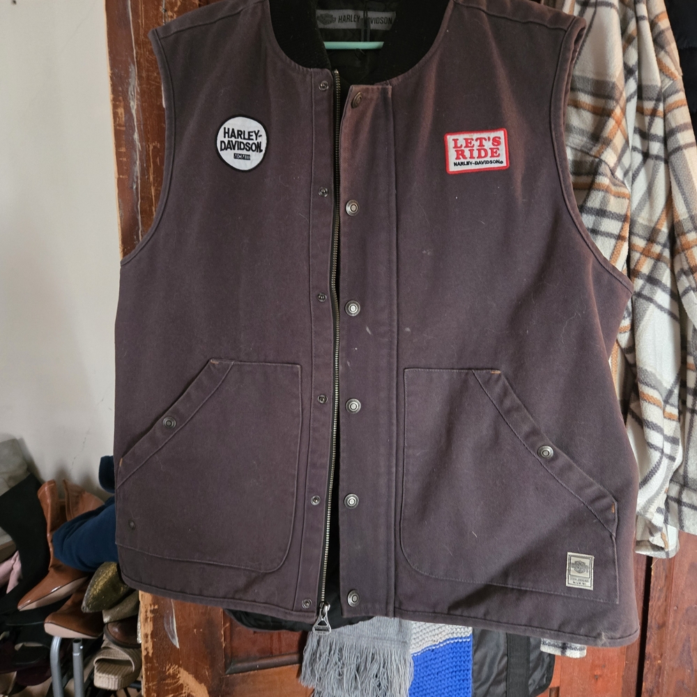 Harley-Davidson Men's Black Vest